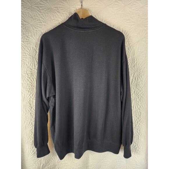 Three Dots Women's 1/2 Zip Pullover Sweater Gray Acrylic Rayon Size XL - Picture 2 of 6